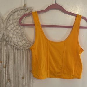 Orange NWT PacSun Crop top